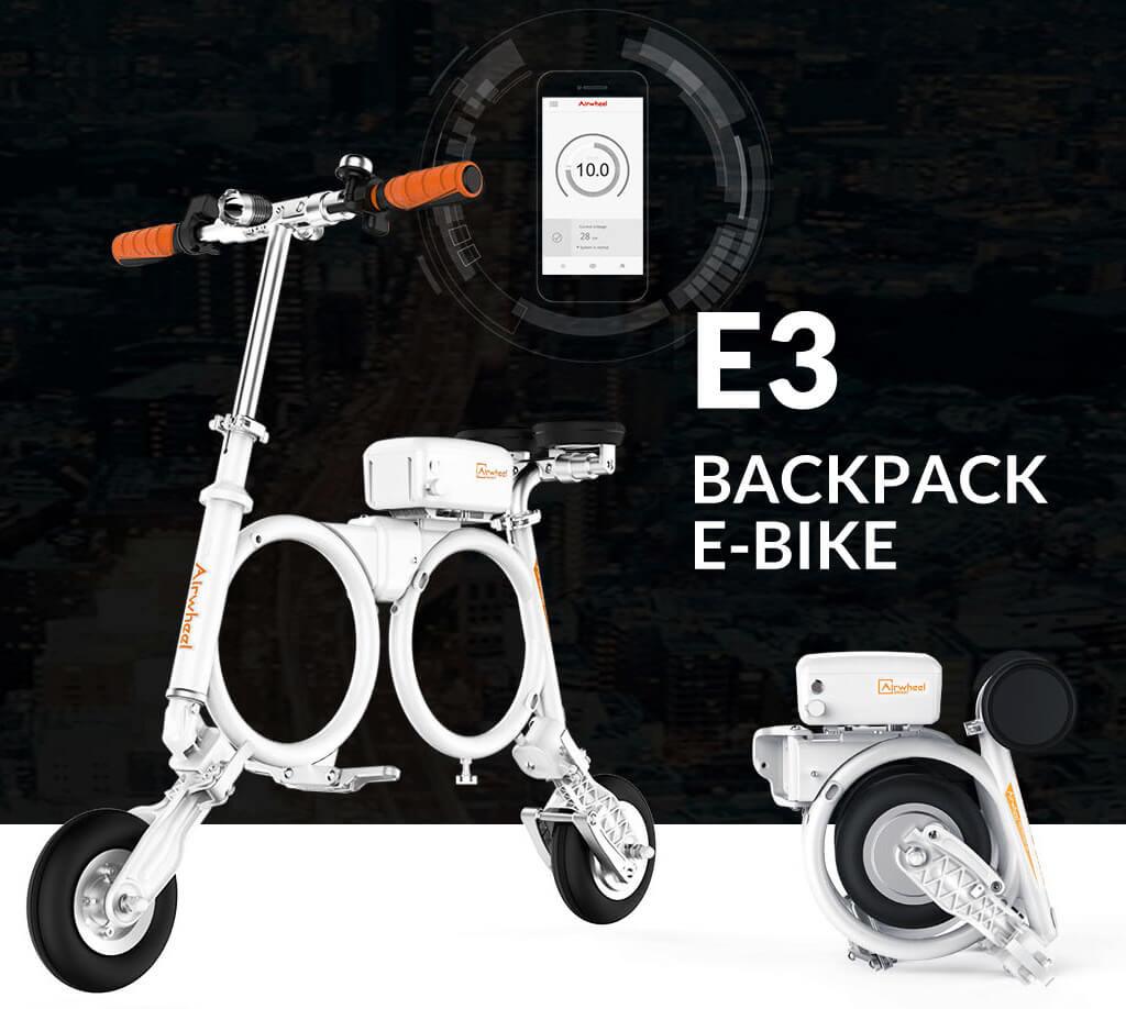 Airwheel E3 Lightest Folding Electric Bike - Pogo cycles UK -cycle to work scheme available