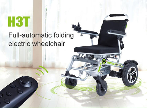 Airwheel H3T Full-Automatic Folding Electric Wheelchair - Pogo cycles UK -cycle to work scheme available
