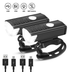 Bicycle Light LED USB Rechargeable-Headlight - Pogo Cycles