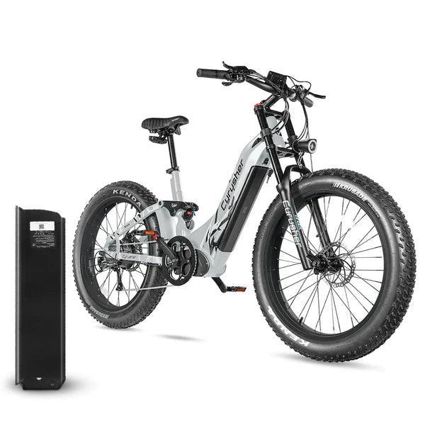 Cyrusher Trax Hybrid All-Terrain Electric Bike - Pogo cycles UK -cycle to work scheme available
