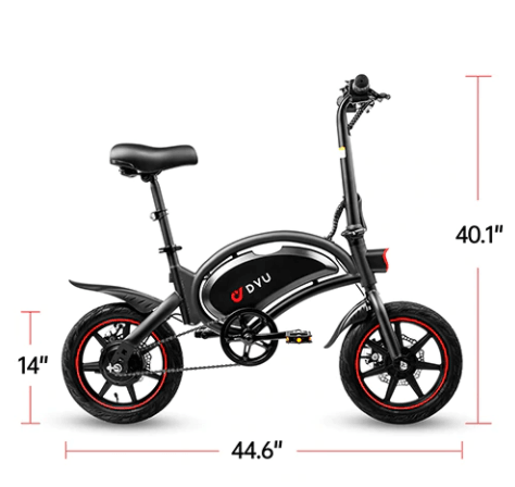 DYU D3F Upgraded Folding Electric Bike - Pogo cycles UK -cycle to work scheme available