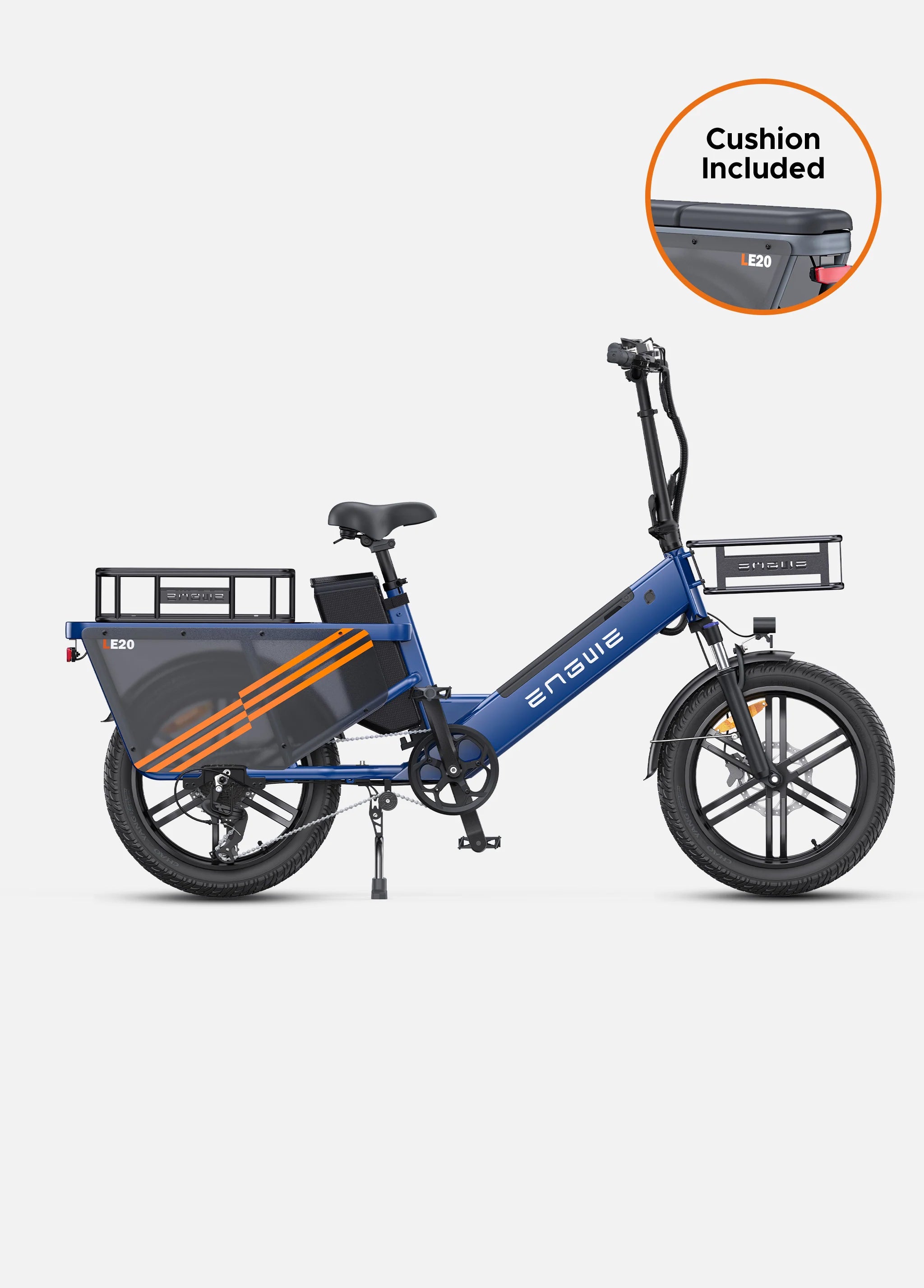 ENGWE LE20 Step-Thru Cargo Electric Bike - UK - Pogo Cycles