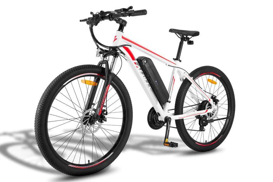 Fafrees F28 MT Mountain Electric Bike left side view on a white background