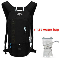 INOXTO 6L Cycling Bag Men's Women Riding Waterproof Breathable Bicycle Black Backpack with 1.5L water bag- Pogo Cycles