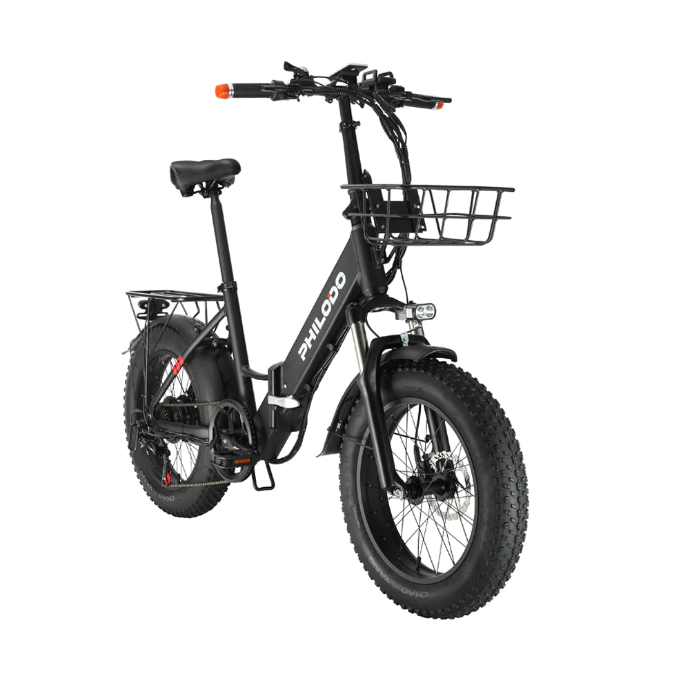 PHILODO H4 Foldable Step-Thru Fat Bike - Pogo cycles UK -cycle to work scheme available