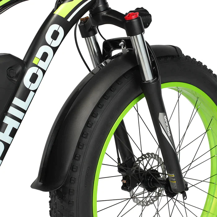 PHILODO H7 Pro All-Terrain Electric Fat Bike 26 Inch - Pogo cycles UK -cycle to work scheme available