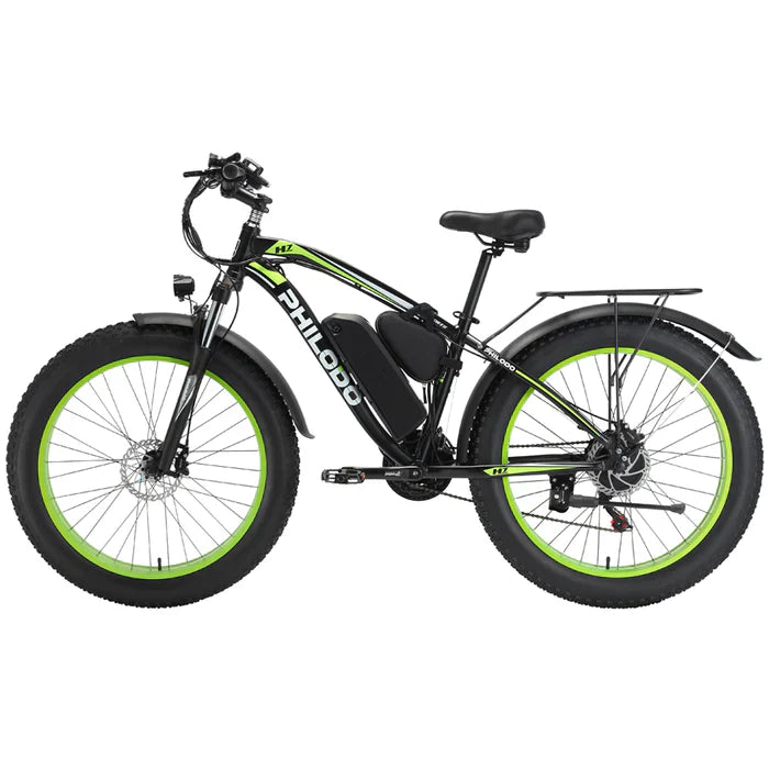 PHILODO H7 Pro All-Terrain Electric Fat Bike 26 Inch - Pogo cycles UK -cycle to work scheme available