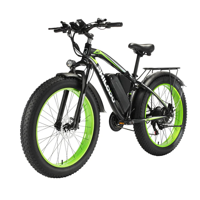 PHILODO H7 Pro All-Terrain Electric Fat Bike 26 Inch - Pogo cycles UK -cycle to work scheme available