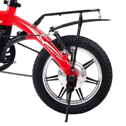 Rich Bit TOP 618 Folding City E-bike - Red - Pogo cycles UK -cycle to work scheme available