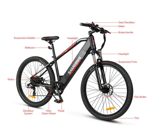 Samebike MY-275 Electric Mountain Bike - Pogo cycles UK -cycle to work scheme available