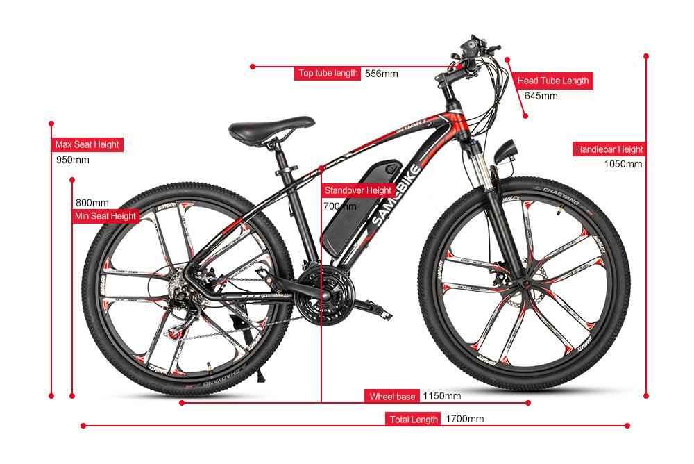 Samebike MY-SM26 Cruiser Electric Bike - Pogo cycles UK -cycle to work scheme available