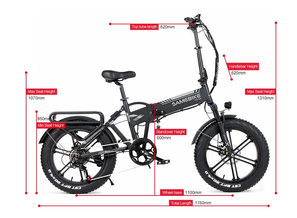 Samebike XWLX09 Fat Tire Electric Bike-UK - Pogo Cycles