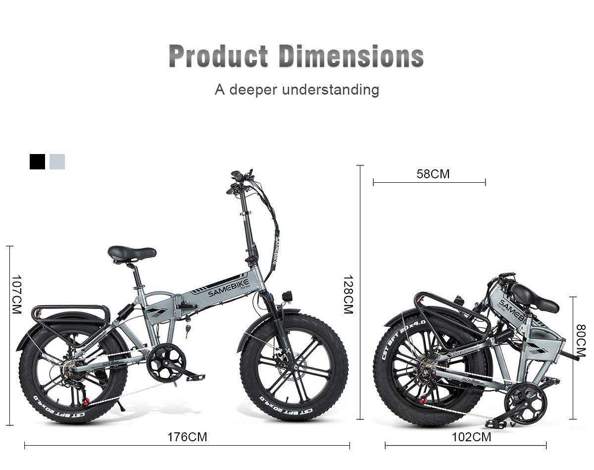 Samebike XWLX09 Fat Tire Electric Bike-UK - Pogo Cycles